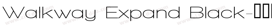 Walkway Expand Black字体转换